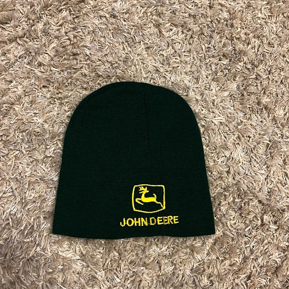 John Deere toboggan. Green & yellow